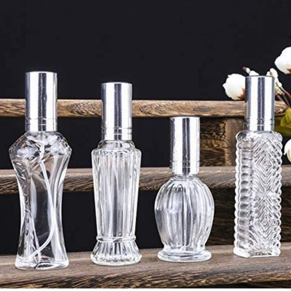 Vintage Refillable Perfume Bottles Glass Empty Spray Bottle - Picture 3 of 4